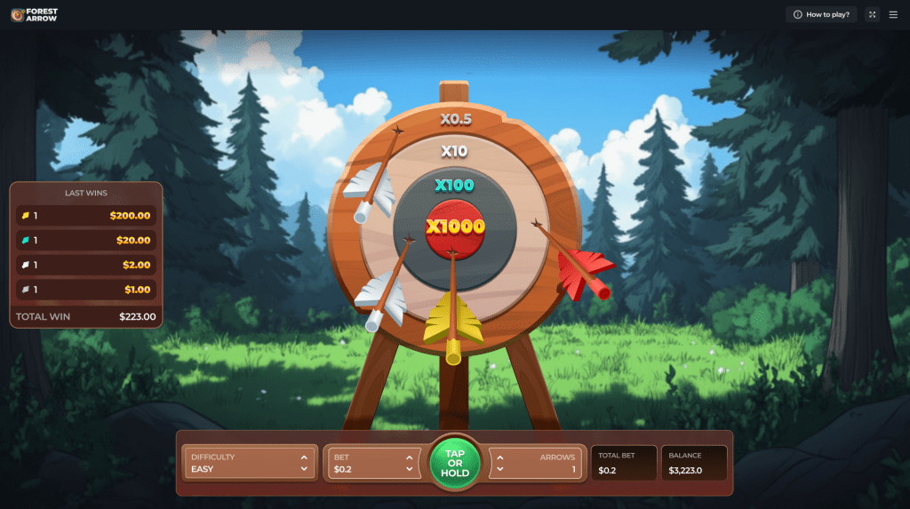 forest arrow game
